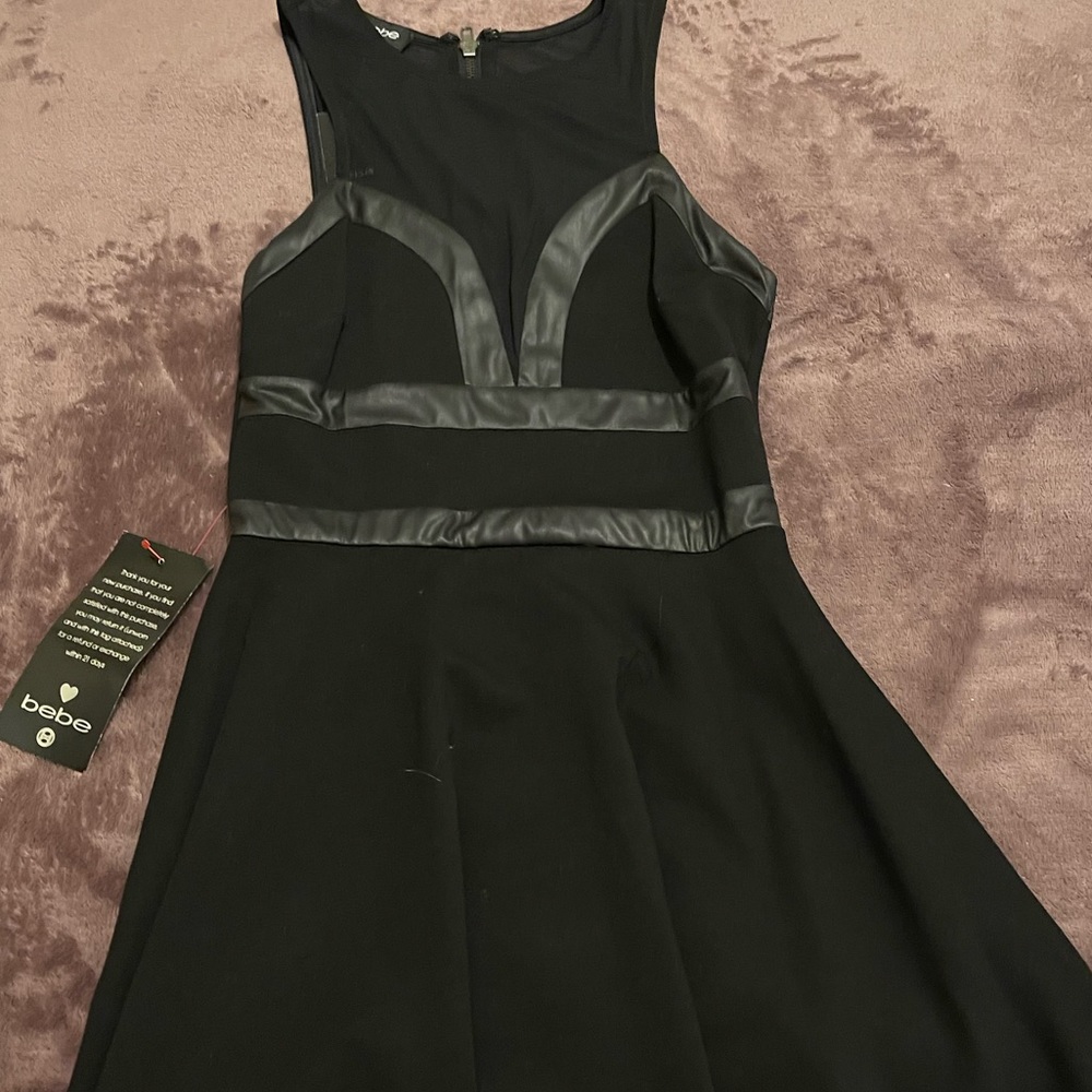 NWT!! Black Bebe Dress